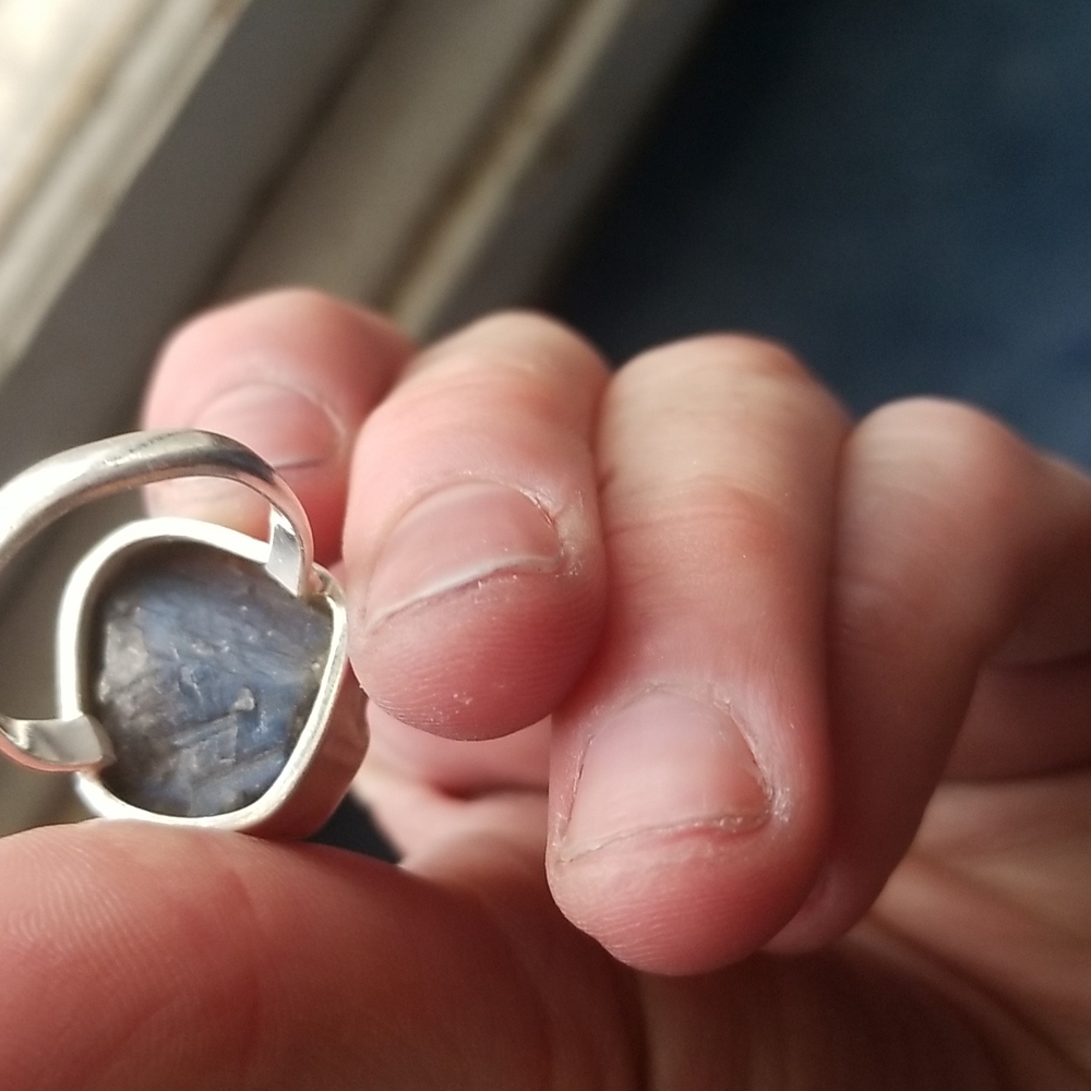 Labradorite ring 925 - Picture 6 of 8